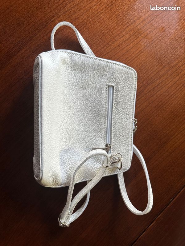 Petit Sac Sac Cuir Marque Mini Sac à Main Cuir Blanc De Marque