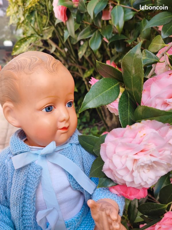 Ancien Baigneur En Celluloïd Petit Colin – Marque Raynal, Super Pour La Déco !
