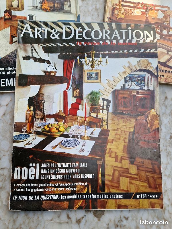 3 revues "Art et décoration" n*161, 163, 169 (image 2)
