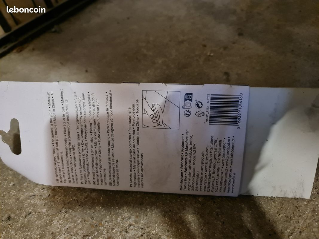 Taloche a joint diall 100mmx240mm neuve (image 3)