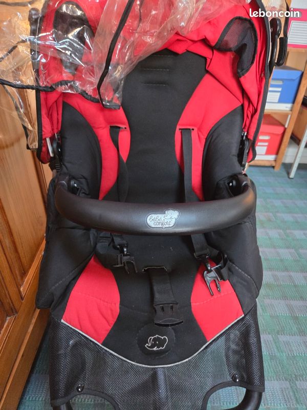 Poussette trois roues rouge Bebe confort (image 11)