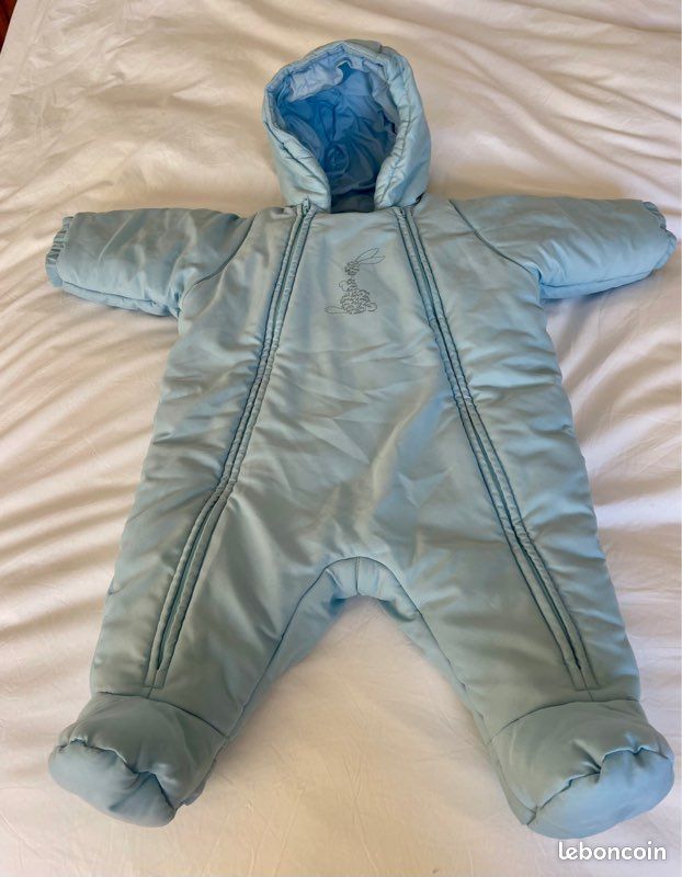 Bombipilote petit bateau 3 mois bleu clair (image 1)