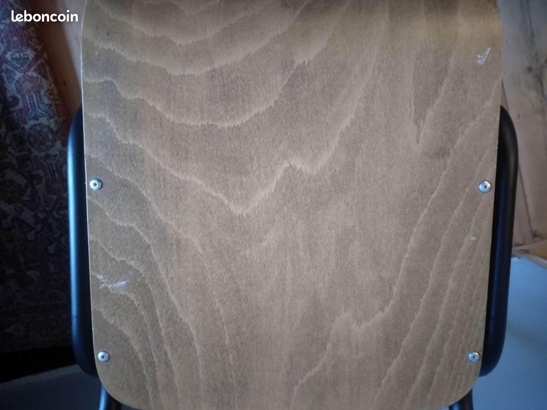 Chaise haute bois / métal (image 2)