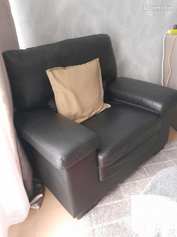 Fauteuil en cuir (image 2)