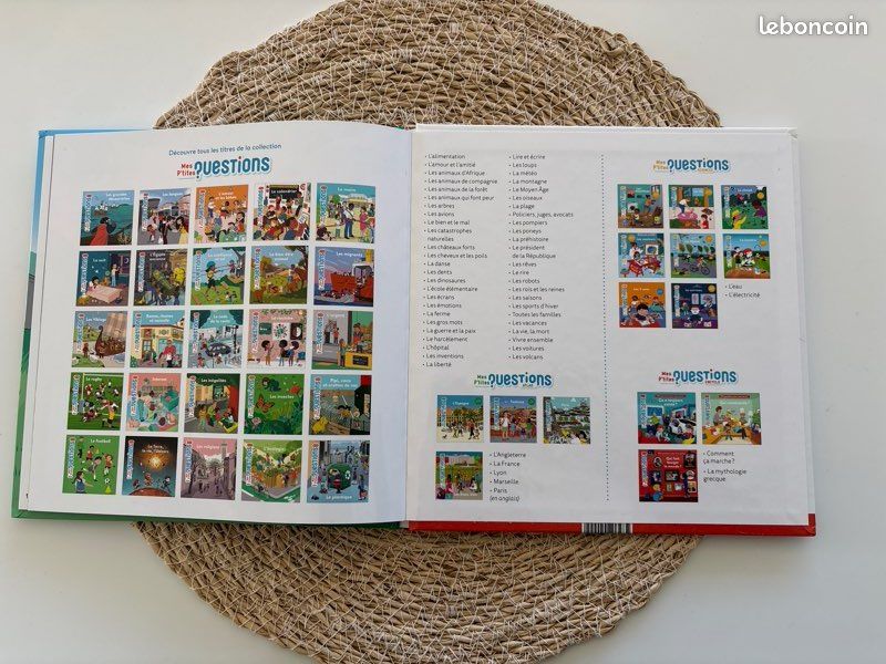 Livre 📕 mes p’tites questions, dès 7 ans, les loups, pages glacées, excellent état (image 8)