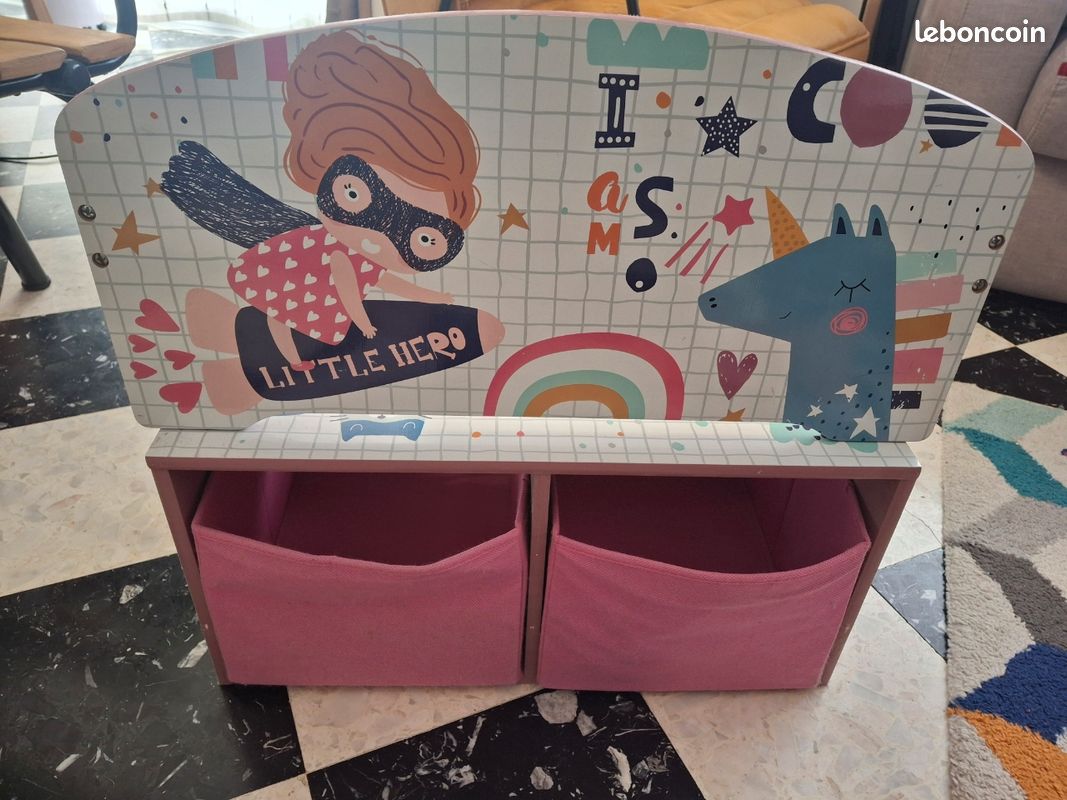 Meuble enfant 2 en 1: banc ou bureau (image 4)