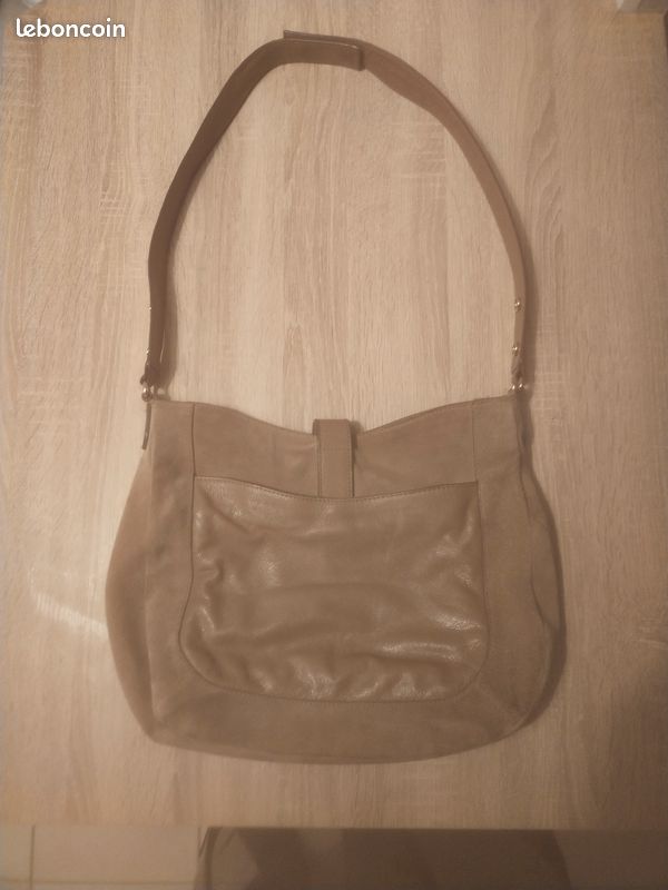 Sac à main Caroll en cuir d’occasion (image 1)