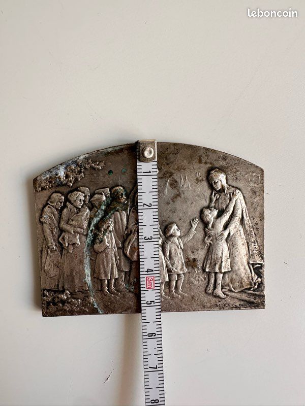 Plaque commémorative “La France Reconnaissante” 1914–1918 – STERN PARIS (image 4)