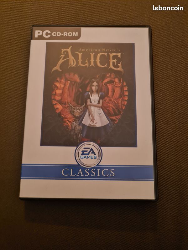 Boîte Et Manuel Pour Jeu PC American McGee's Alice - FR, Sans Le Jeu