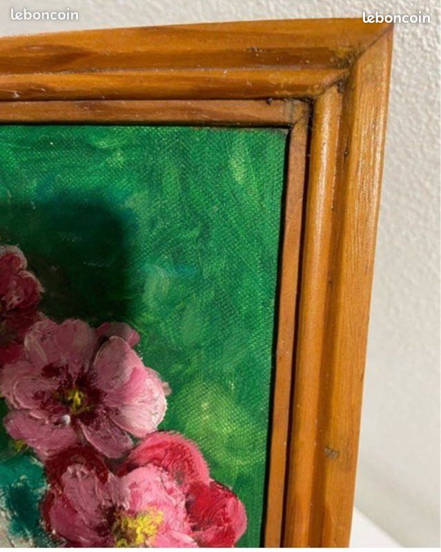 Tableau signé « Bouquet de fleurs » (image 5)