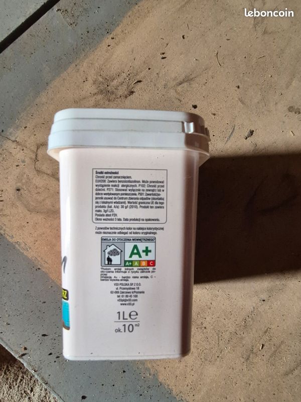 Lot de 23 pots de peinture V33 Colorissim’ – Corail satiné – 1 L (image 5)