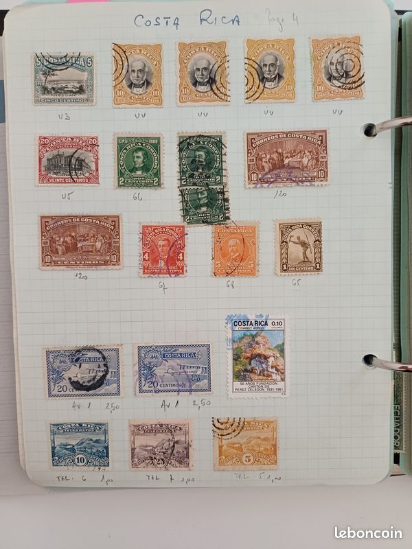 Timbres du Costa Rica (image 4)