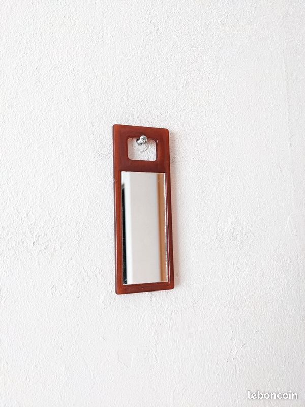 Miroir de poche vintage 13 * 4.7 cm (image 1)