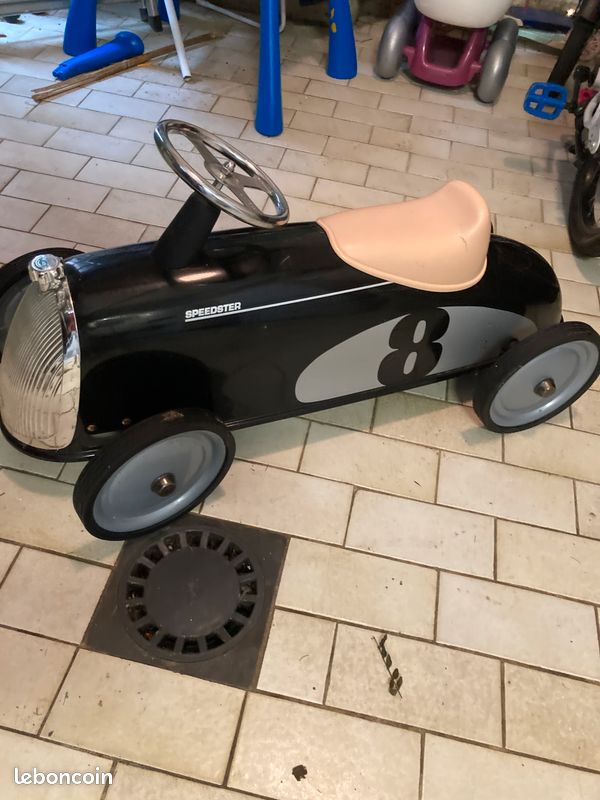 Voiture vintage Baghera Maxi porteur noir (image 6)