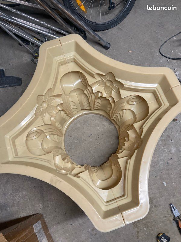 Moule Pour Pied De Colonne Romaine En Béton - DIY, Ornement Ciment, Neuf
