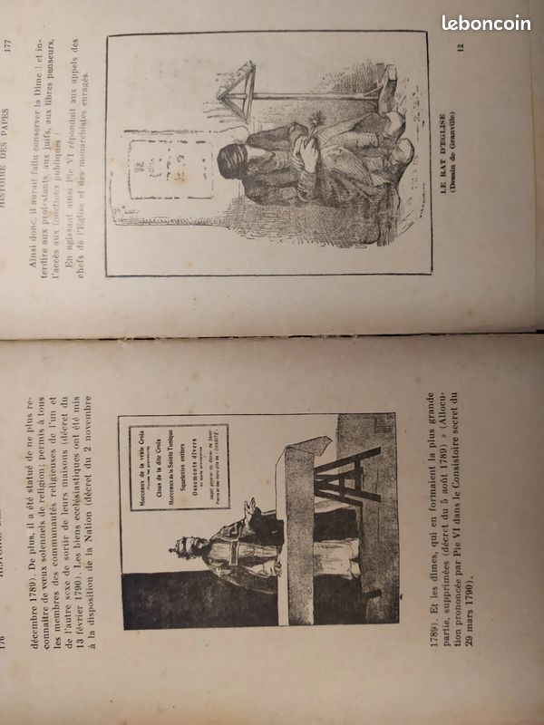 HISTOIRE DES PAPES ANDRE LORULOT CRIMES IMPOSTURES illustrations 1939 EO (image 6)