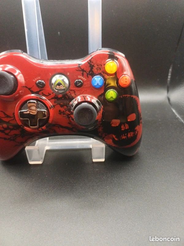 Manette Xbox 360 Sans Fil – Édition Limitée Gears Of War 3 – Microsoft – Occasion
