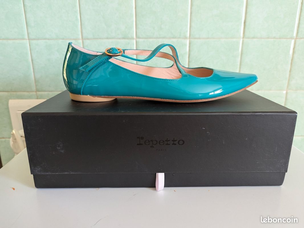 CHATTAWAK Ballerines Femme 13CAPRICETURQUOISE38 - Turquoise Cuir Confortable