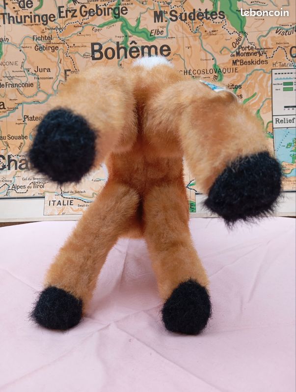 ANCIEN JOUET EN Peluche Faon Biche Bambi - Rembourré de Paille - 1950's ANCIEN JOUET EN Peluche Faon Biche Bambi - Rembourré de Paille - 1950's