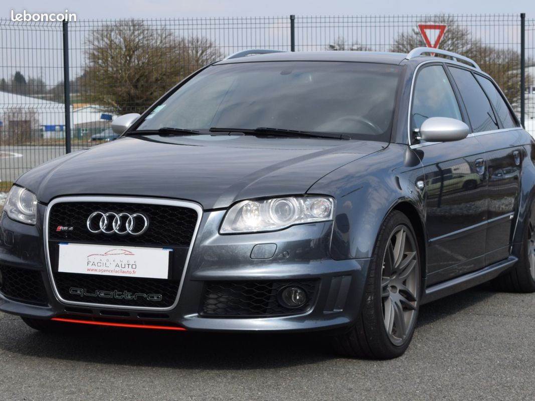 Audi rs4 avant b7 4.2 v8 420cv quattro bvm6 / pack f1 / pack carbone / disques ceramique / systeme bose (image 1)