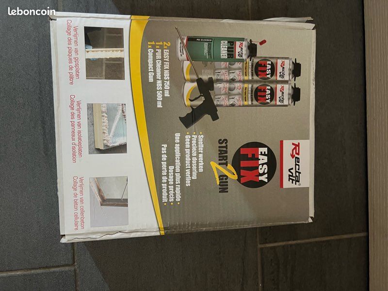 Rectavit esayfix polyurethane neuve avec pistolet et nettoyant (image 2)