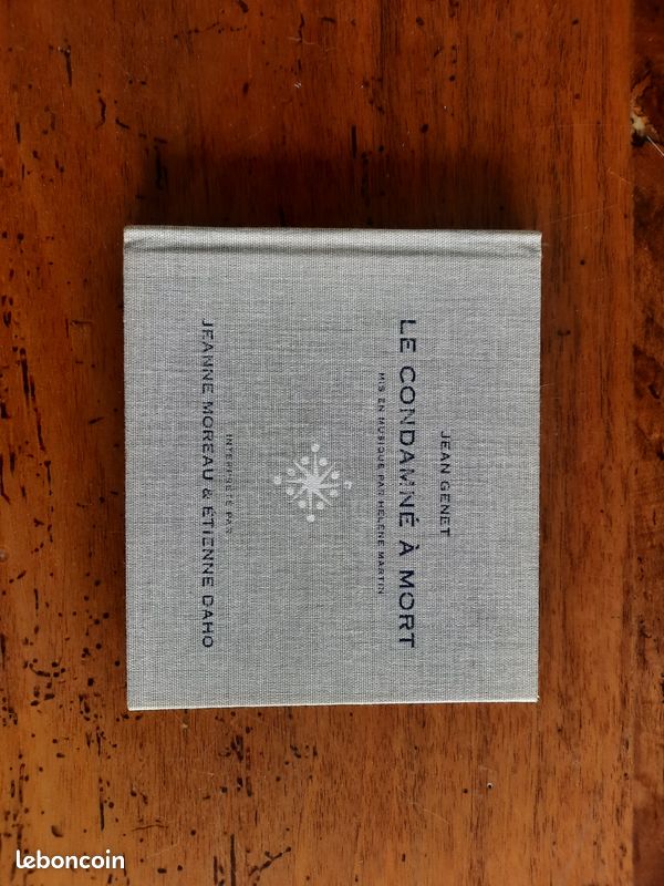 CD "Le condamné à mort" Etienne Daho, Jeanne Moreau (image 1)