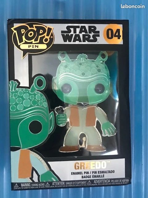 Funko Pop Pin’s Géant avec Stand 10 cm Star Wars Greedo #05 (image 1)