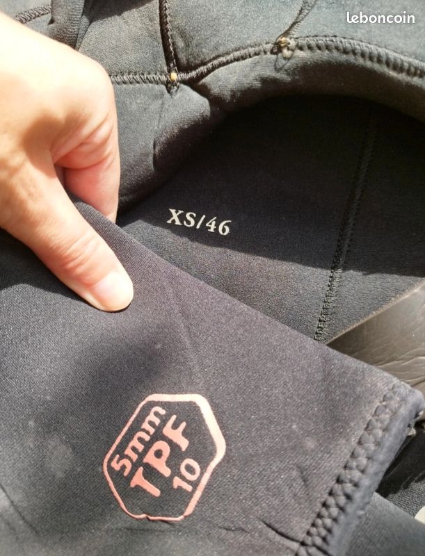 Combishort femme Scubapro 5mm TPF 10 taille XS
Utilisée une dizaine de fois
Je la vends car la taille ne me correspond plus (image 2)
