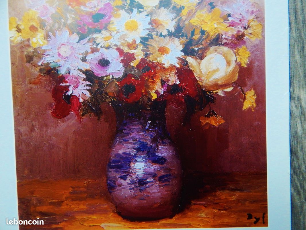 Poster Illustration fleurs Marcel DYF (image 3)