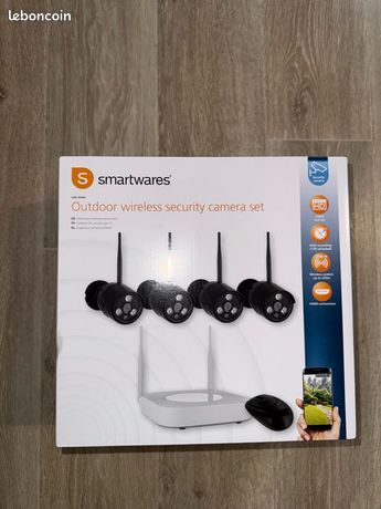 Kit Surveillance ZOSI 2.5K WiFi – 8 Canaux NVR, 4 Caméras 4MP, Audio, IA (neuf)