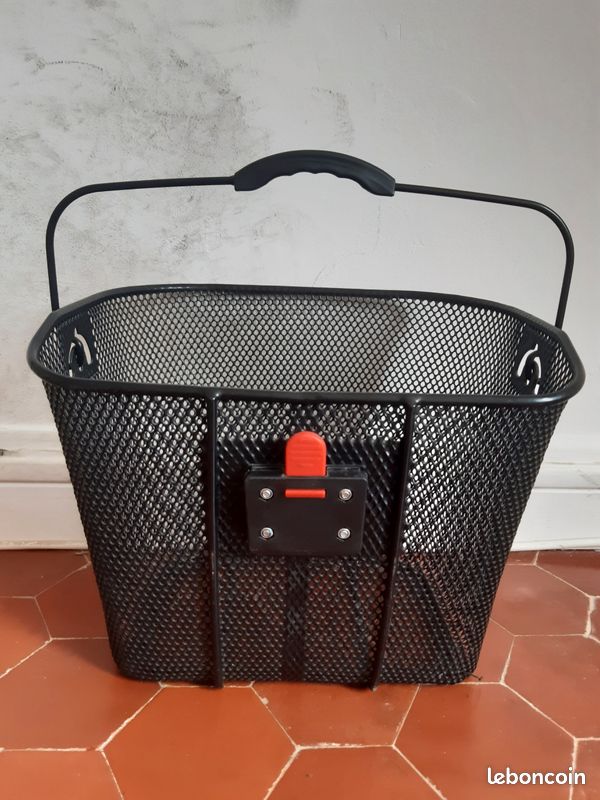 Retrospec Apollo Panier avant amovible en acier demi-maille avec crochets amovibles intégrés et