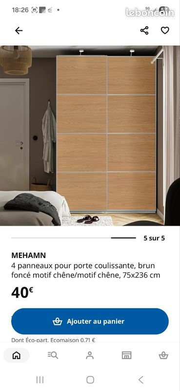 Panneaux Mehamn pour dressing Pax Ikea (image 6)