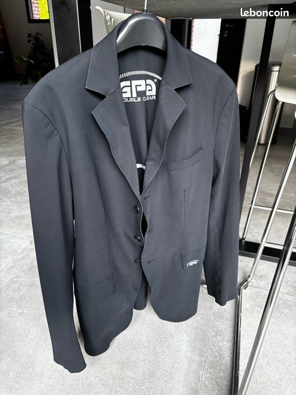 Veste concours GPA homme noire légère T50R Sport Plein air