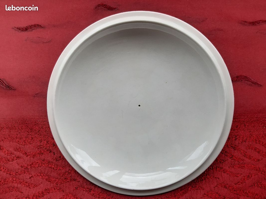 Couvercle de soupière/légumier demi-porcelaine K&G Lunéville modèle Vendôme (image 3)