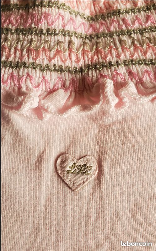 Petit haut rose enfant 5 ans (image 3)