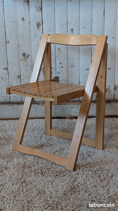 Chaise pliante vintage (image 2)