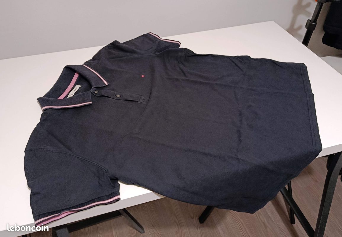 Polo Celio bleu marine XL (image 1)