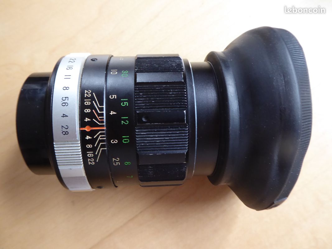 Objectif macro MC Volna-9 50 mm F2,8 pour monture à vis M42/monture Fuji FX