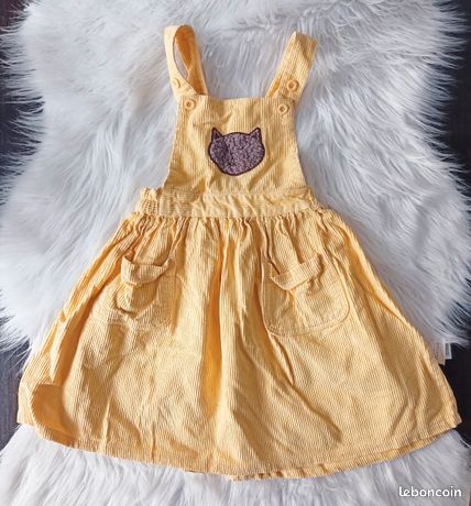 Robe salopette en velours côtelée vintage ans N*0799 Vêtements