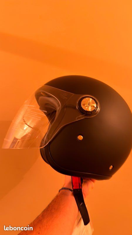 Favoto Casque Moto Jet Ouvert Demi-Casque Avec Double Visière - Homologué ECE 22.06 Pour Homme Et Femme