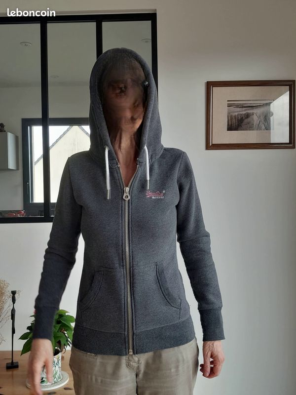 Superdry Gilet A Zip Femme Pull Zippé Gilet ZippÃ© Sweat ZippÃ