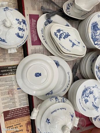 Dinette vintage porcelaine de Gien - Collection