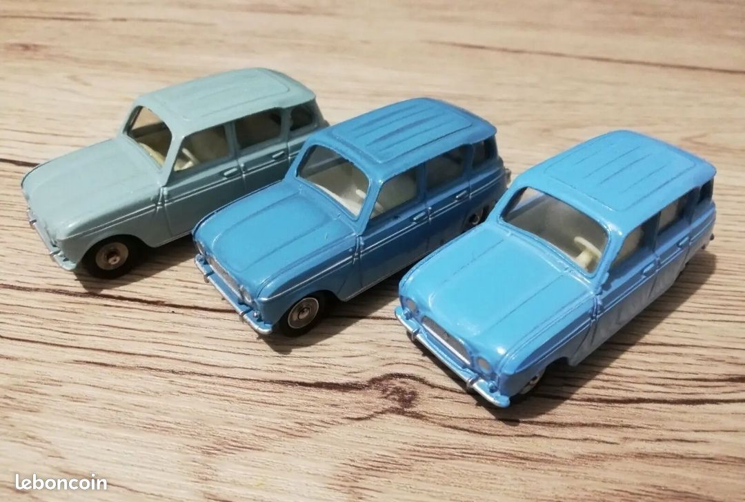 DNKY TOYS Rare Renault 4L orange grandes jantes ref:518 480€ déc 2016