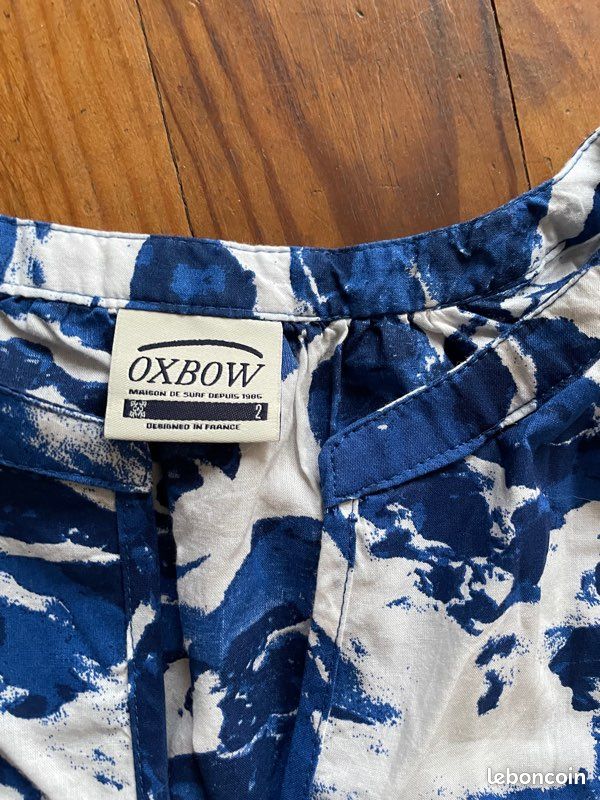 Blouse oxbow bleue (image 4)