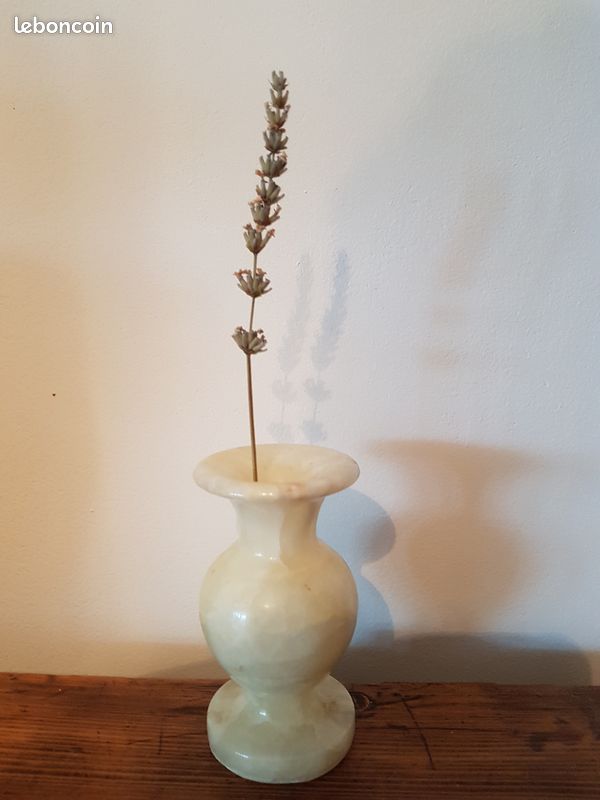 Vase Cylindrique En Albâtre (onyx) - Déco Intérieure Pierre Naturelle