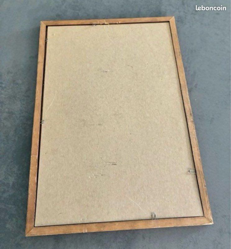 Ancien cadre miroir vintage pierrot (image 4)