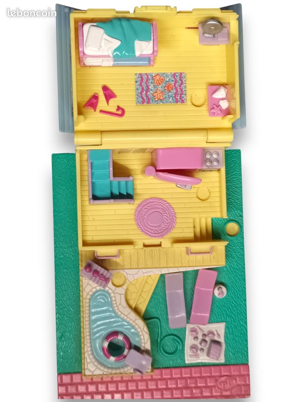 POLLY POCKET - Summer House - Variation Purple accessories (1993) (image 4)