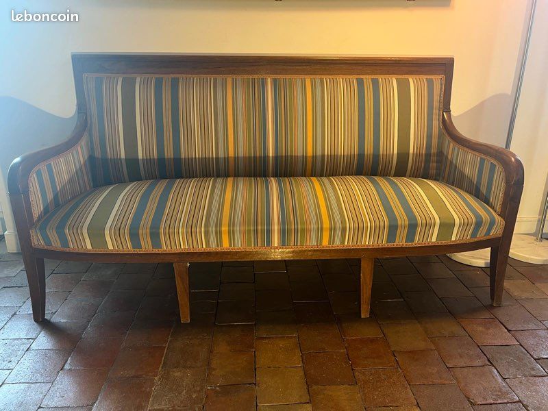 Banquette ancienne Louis Philippe (image 1)