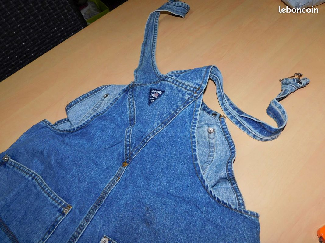 Salopette en jeans vintage complices t 42 (image 9)