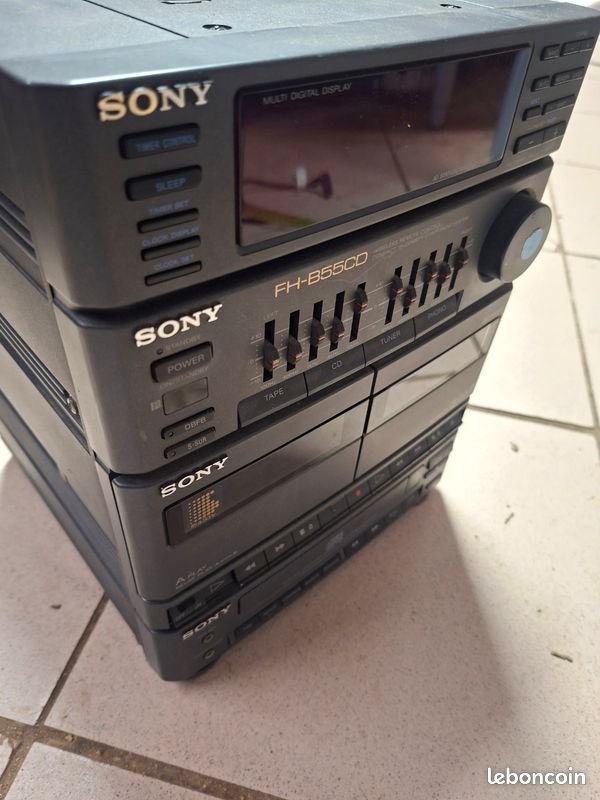 Chaîne Hi-Fi Sony FH-9 Vintage – Occasion En Bon état – Look Rétro Et Son Sony
